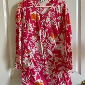 J Crew colorful cotton floral  tunic Sz S
